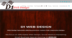Desktop Screenshot of d1webdesign.com