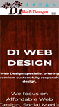 Mobile Screenshot of d1webdesign.com